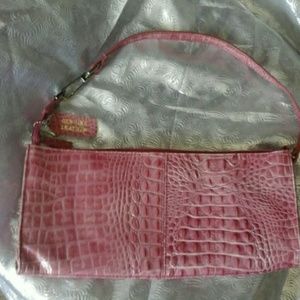Small pink baguette purse